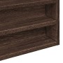 Vitrina de madera de ingeniería marrón roble 100x8,5x58 cm by , Shelves and shelves - Ref: Foro24-847946, Price: 49,77 €, Dis...