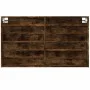 Vitrina de madera de ingeniería roble ahumado 100x8,5x58 cm de , Estantes y estanterías - Ref: Foro24-847944, Precio: 46,19 €...