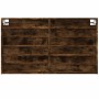 Vitrina de madera de ingeniería roble ahumado 100x8,5x58 cm by , Shelves and shelves - Ref: Foro24-847944, Price: 46,91 €, Di...