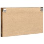 Vitrina de madera de ingeniería roble ahumado 100x8,5x58 cm by , Shelves and shelves - Ref: Foro24-847944, Price: 46,91 €, Di...