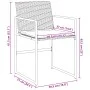 Gartenstühle mit Kissen, 4 Stück, aus schwarzem synthetischem Rattan von , Gartenstühle - Ref: Foro24-4008581, Preis: 166,30 ...