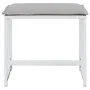 Taburetes de jardín con cojines 4 uds acero y textilene blanco by , Outdoor ottomans - Ref: Foro24-4008588, Price: 84,98 €, D...