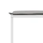 Taburetes de jardín con cojines 4 uds acero y textilene blanco by , Outdoor ottomans - Ref: Foro24-4008588, Price: 84,98 €, D...