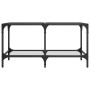 Glas-Stahl-Couchtisch 78,5x40x40 cm von , Couchtisch - Ref: Foro24-845976, Preis: 48,84 €, Rabatt: %