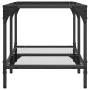 Mesa de centro superficie de vidrio acero 78,5x40x40 cm by , Coffee table - Ref: Foro24-845976, Price: 48,25 €, Discount: %