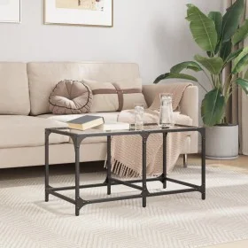 Glas-Stahl-Couchtisch 78,5x40x40 cm von , Couchtisch - Ref: Foro24-845974, Preis: 39,05 €, Rabatt: %