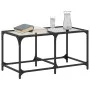 Glas-Stahl-Couchtisch 78,5x40x40 cm von , Couchtisch - Ref: Foro24-845974, Preis: 39,05 €, Rabatt: %