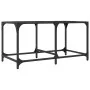 Glas-Stahl-Couchtisch 78,5x40x40 cm von , Couchtisch - Ref: Foro24-845974, Preis: 39,05 €, Rabatt: %