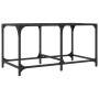 Mesa de centro superficie de vidrio acero 78,5x40x40 cm de , Mesas de centro - Ref: Foro24-845974, Precio: 39,54 €