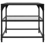 Mesa de centro superficie de vidrio 2 uds acero 50x50x45 cm by , Coffee table - Ref: Foro24-846007, Price: 65,69 €, Discount: %