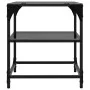 Zwei schwarze Couchtische mit Glasplatte, 40x40x45 cm. von , Couchtisch - Ref: Foro24-846005, Preis: 56,23 €, Rabatt: %