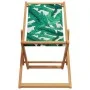 Silla de playa plegable madera maciza de eucalipto y tela hojas von , Gartenstühle - Ref: Foro24-366566, Preis: 60,85 €, Raba...
