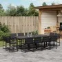 Garten-Essgruppe, 13-teilig, mit schwarzen Textilen-Kissen. von , Gartensets - Ref: Foro24-3295080, Preis: 724,91 €, Rabatt: %