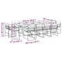 Juego de comedor de jardín 13 pzas con cojines textileno negro by , Garden sets - Ref: Foro24-3295080, Price: 724,26 €, Disco...