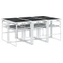 Gartensitzgruppe 7-teilig mit weißen Textilene-Kissen. von , Gartensets - Ref: Foro24-3295089, Preis: 387,19 €, Rabatt: %