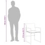 Juego de comedor de jardín 7 pzas con cojines textilene blanco by , Garden sets - Ref: Foro24-3295089, Price: 391,51 €, Disco...