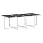 Gartensitzgruppe 9-teilig mit weißen Textilene-Kissen. von , Gartensets - Ref: Foro24-3295105, Preis: 521,18 €, Rabatt: %