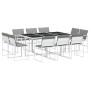 Gartensitzgruppe 11-teilig mit weißen Textilene-Kissen. von , Gartensets - Ref: Foro24-3295094, Preis: 548,59 €, Rabatt: %