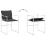 Juego de comedor de jardín 13 pzas con cojines textilene blanco by , Garden sets - Ref: Foro24-3295107, Price: 810,31 €, Disc...