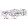 Gartensitzgruppe 15-teilig mit weißen Textilene-Kissen. von , Gartensets - Ref: Foro24-3295111, Preis: 819,42 €, Rabatt: %