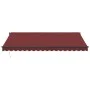 Toldo retráctil automático con luces LED burdeos 450x300 cm by , Awnings - Ref: Foro24-3310192, Price: 673,26 €, Discount: %