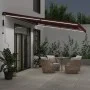 Toldo retráctil automático con luces LED burdeos 600x300 cm by , Awnings - Ref: Foro24-3310202, Price: 715,52 €, Discount: %