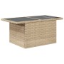 Set de sofás de jardín 9 pzas con cojines ratán sintético beige de , Conjuntos de jardín - Ref: Foro24-3267469, Precio: 565,0...