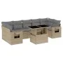 Set de sofás de jardín y cojines 8 piezas ratán sintético beige by , Garden sets - Ref: Foro24-3267779, Price: 573,41 €, Disc...