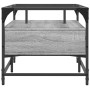 Mesa de centro tapa de vidrio acero gris Sonoma 98,5x50x45 cm by , Coffee table - Ref: Foro24-846047, Price: 97,21 €, Discoun...