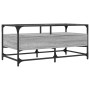 Glasplatte Couchtisch aus grauem Sonoma-Stahl 98,5x50x45 cm von , Couchtisch - Ref: Foro24-846047, Preis: 97,21 €, Rabatt: %