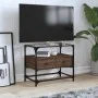 Mueble TV cristal y madera ingeniería marrón roble 60x35x51 cm von , TV-Möbel - Ref: Foro24-846058, Preis: 57,95 €, Rabatt: %