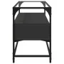 Mueble TV cristal y madera ingeniería negro 98x35x51 cm de , Muebles TV - Ref: Foro24-846064, Precio: 76,98 €, Descuento: %