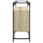 Aparador cristal y madera ingeniería roble Sonoma 98x35x81 cm by , Sideboards - Ref: Foro24-846070, Price: 96,63 €, Discount: %