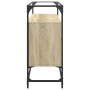 Aparador cristal y madera ingeniería roble Sonoma 98x35x81 cm by , Sideboards - Ref: Foro24-846070, Price: 97,99 €, Discount: %