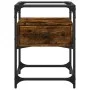 Zwei Nachttische aus geräucherter Eichen-Ingenieurholz, 40x40x55 cm. von , Nachttische - Ref: Foro24-846079, Preis: 82,17 €, ...