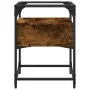 Zwei Nachttische aus geräucherter Eichen-Ingenieurholz, 40x40x55 cm. von , Nachttische - Ref: Foro24-846079, Preis: 82,17 €, ...