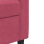 Zweiteiliges Sofaset mit roten Samtkissen. von , Sofas - Ref: Foro24-3278475, Preis: 516,88 €, Rabatt: %