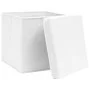 Storage boxes with lids 10 units white 28x28x28 cm by vidaXL, Storage baskets - Ref: Foro24-325210, Price: 62,62 €, Discount: %