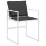 Gartensitzgruppe 9-teilig mit weißen Textilene-Kissen. von , Gartensets - Ref: Foro24-3295113, Preis: 342,44 €, Rabatt: %