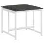 Juego de comedor de jardín 9 pzas con cojines textilene blanco by , Garden sets - Ref: Foro24-3295113, Price: 335,81 €, Disco...