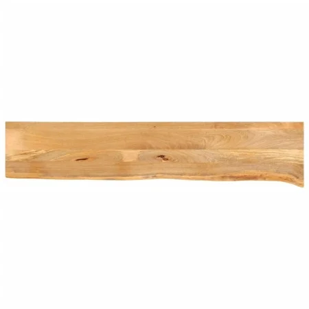 Tablero de mesa borde natural madera maciza mango 180x30x2,5 cm by , Table tops - Ref: Foro24-370437, Price: 249,60 €, Discou...