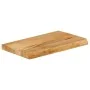 Tablero de mesa borde natural madera maciza mango 60x40x2,5 cm by , Table tops - Ref: Foro24-370440, Price: 46,11 €, Discount: %