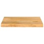 Massivholz-Tischplatte mit natürlicher Kante aus Mangoholz 60x40x2,5 cm. von , Tischplatten - Ref: Foro24-370440, Preis: 52,3...