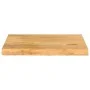 Tablero de mesa borde natural madera maciza mango 60x40x2,5 cm by , Table tops - Ref: Foro24-370440, Price: 46,11 €, Discount: %