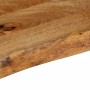 Massivholz-Tischplatte mit natürlicher Kante aus Mangoholz 60x40x2,5 cm. von , Tischplatten - Ref: Foro24-370440, Preis: 52,3...