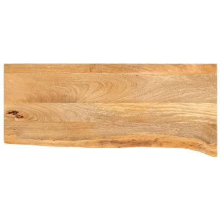 Tablero de mesa borde natural madera maciza mango 80x40x2,5 cm by , Table tops - Ref: Foro24-370442, Price: 58,23 €, Discount: %