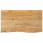 Massivholz-Tischplatte mit natürlicher Kante aus Mangoholz 100x60x2,5 cm. von , Tischplatten - Ref: Foro24-370454, Preis: 104...