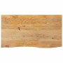 Tablero de mesa borde natural madera maciza mango 100x60x2,5 cm by , Table tops - Ref: Foro24-370454, Price: 107,05 €, Discou...