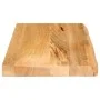 Tablero de mesa borde natural madera maciza mango 50x20x3,8 cm by , Table tops - Ref: Foro24-370463, Price: 21,49 €, Discount: %