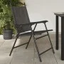 Sillas de jardín plegables 8 uds acero y textileno gris melange by , Garden chairs - Ref: Foro24-3157288, Price: 361,98 €, Di...